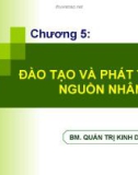 Bài giảng Quản trị nguồn nhân lực: Chương 5 - TS. Huỳnh Minh Triết