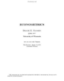 ECONOMETRICS - Bruce E. Hansen