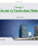 Bài giảng Quản trị nguồn nhân lực: Chương 3 - Nguyễn Đức Kiên