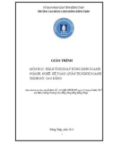 Giáo trình Phân tích hoạt động kinh doanh (Nghề: Quản trị kinh doanh - Cao đẳng): Phần 1 - Trường CĐ Cộng đồng Đồng Tháp