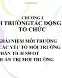 Bài giảng Quản trị học: Chương 3 - TS. Phan Thị Minh Châu