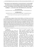 The effects of emotional intelligence and wordof mouth on consumers' purchase decision in social network online purchase toward cosmetic market - a study in Ho Chi Minh city, Vietnam