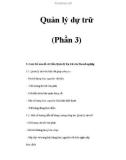 Quản lý dự trữ (Phần 3)