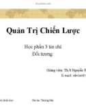 Quản Trị Chiến Lược - Tổng quan quản trị chiến lược