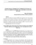 International experience in corporate income tax policy in order to support SMEs and implicatons for Vietnam