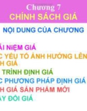 Bài giảng Marketing căn bản: Chương 7 - ThS. Dương Thị Ngọc Liên