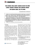 Tác động của chất lượng dịch vụ đến lòng trung thành của khách hàng sử dụng ADSL tại TP. Hồ Chí Minh