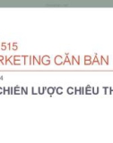 Bài giảng Marketing căn bản - Chiến lược chiêu thị