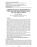 Corporate social responsibility (CSR) and creating shared value (CSV) of SMES in Japan