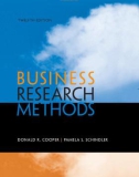 Ebook Business research methods (Twelfth edition): Part 1