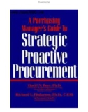 A Purchasing Manager's Guide to Strategic Proactive