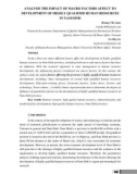 Analysis the impact of macro factors affect to development of highly qualified human resources in Nam Dinh