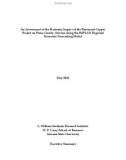 An Assessment of the Economic Impact of the Rosemont Copper Project on Pima County, Arizona using the IMPLAN Regional Economic Forecasting Model