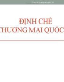 ĐỊNH CHẾ THƯƠNG MẠI QUỐC TẾ - TRƯƠNG QUANG HÙNG