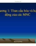 Bài giảng Quản trị kinh doanh quốc tế: Phần 1 - GV. Nguyễn Hùng Phong