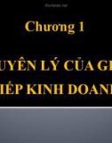 Bài giảng Giao tiếp trong kinh doanh - Chương 1: Nguyên lý của giao tiếp kinh doanh