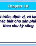 Bài giảng Marketing - Chương 10: Phát triển, định vị, và tạo sự khác biệt cho sản phẩm theo chu kỳ sống