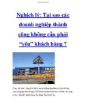 Nghịch lý: Tại sao các doanh nghiệp thành công không cần phải 'yêu' khách hàng?