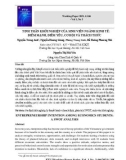 Tinh thần khởi nghiệp của sinh viên ngành kinh tế: Điểm mạnh, điểm yếu, cơ hội và thách thức