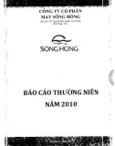 Báo cáo thường niên năm 2010 Công ty Cổ phần May Sông Hồng