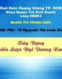 Bài giảng: Xây dựng chiến lược đại dương xanh