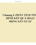 Bài giảng Phân tích hoạt động kinh doanh: Chương 3 - ThS. Lê Văn Hòa (2016)