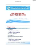 Bài giảng Quản trị chiến lược: Chương 1 - PGS. TS. Nguyễn Hải Quang