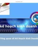 Bài giảng Lập kế hoạch kinh doanh - Tổng quan về kế hoạch kinh doanh