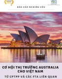 Báo cáo nghiên cứu - Cơ hội thị trường Australia cho Việt Nam từ CPTPP và các FTA liên quan