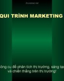 Qui trình Marketing--Công cụ để phân tích thị trường, sáng tạo và chiến thắng trên thị trường!