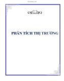 PHÂN TÍCH THỊ TRƯỜNG