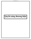 Quyền năng thương hiệu