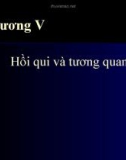 Hồi qui và tương quan