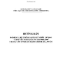 HƯỚNG DẪN ĐÁNH GIÁ HỆ THỐNG QUẢN LÝ CHẤT LƯỢNG THEO TIÊU CHUẨN TCVN ISO 9001: 2000 TRONG CÁC CƠ QUAN HÀNH CHÍNH NHÀ NƯỚC