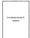 Con đường nào cho Ebusiness