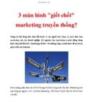 3 màn hình 'giết chết' marketing truyền thống