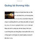 Quảng bá thương hiệu