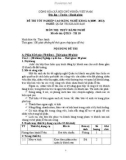 Đề thi tốt nghiệp cao đẳng nghề khoá 3 (2009 - 2012) nghề Quản trị khách sạn môn Thực hành nghề - Mã đề thi: QTKS - TH10