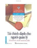 Cẩm nang Kinh doanh Harvard (Harvard business essentials): Tài chính dành cho người quản lý