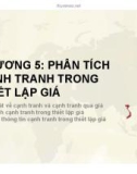 Bài giảng Quản trị giá trong doanh nghiệp: Chương 5