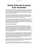 Using Internet to grow your business