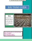 Bài thảo luận đề tài: Amazon.com: Hệ thống kho hàng & lợi thế cạnh tranh trong thương mại điện tử.