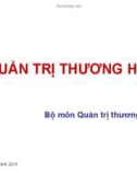 Bài giảng Quản trị thương hiệu - Đại học Thương Mại