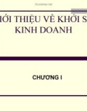 GIỚI THIỆU KHỞI SỰ KINH DOANH