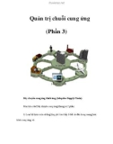 Quản trị chuỗi cung ứng (Phần 3)