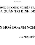 Bài giảng Văn hóa doanh nghiệp - Phạm Đình Tịnh