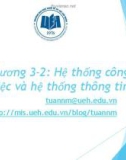 Bài giảng Hệ thống thông tin quản lý: Chương 3-2 - GV. Nguyễn Mạnh Tuấn