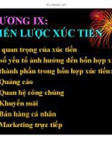 Bài giảng Marketing căn bản - Chương 9 Chiến lược xúc tiến