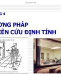 Bài giảng nghiên cứu marketing: Chương 4. Phương pháp nghiên cứu định tính - GV. Dư Thị Chung