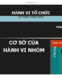 Bài giảng Hành vi tổ chức: Chương 8 - TS. Hồ Thiện Thông Minh